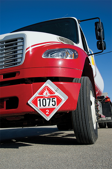 placarded truck placarded truck