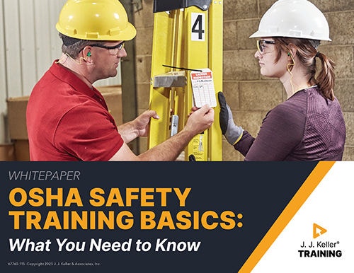 OSHA Safety Training Basics Whitepaper Cover
