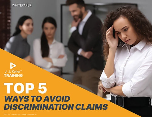 Top 5 Ways to Avoid Discrimination Claims Whitepaper Cover Image